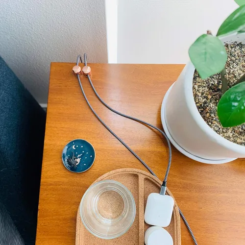 Miniatura 7 de BRIGHTTIA Clips para cables, gestión de cables de latón de alta calidad para el hogar, la oficina y el automóvil, organizador multiusos para cables
