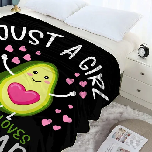 Miniatura 3 de Manta Girl Loves Sloths Mantas Suaves y Mantas de Franela Acogedora Liviana Colcha Regalo Perfecto para Cama Sofá Sillón-40 x 30 Extra Pequeña