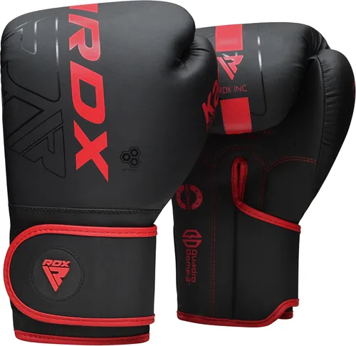 Miniatura 11 de RDX Guantes de boxeo, entrenamiento profesional de sparring, cuero Maya Hide, Muay Thai MMA Kickboxing, hombres mujeres adultos, saco de boxeo