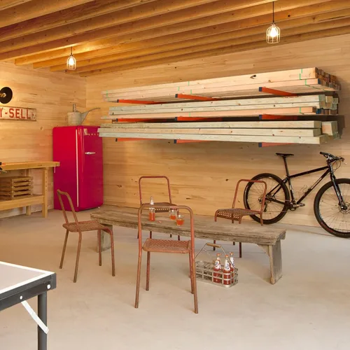 Miniatura 2 de Ultrawall Estantes organizadores de madera para montaje en pared, estantes de metal para almacenamiento de madera, estantes de almacenamiento