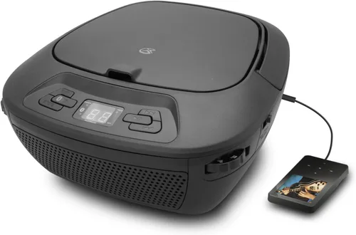 Miniatura 5 de GPX Portátil Bluetooth Boombox/reproductor de Cd, negro (BCB117B)