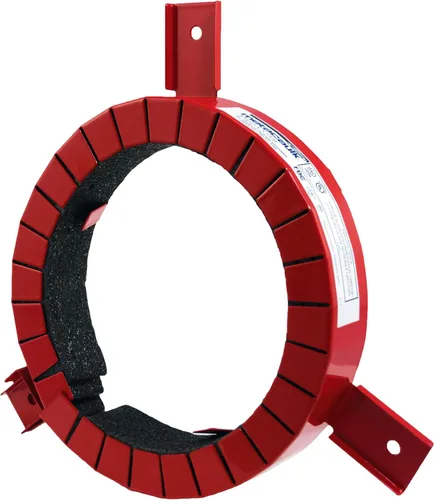 RectorSeal Collar de tubo intumescente Metacaulk 66351, se adapta bien en áreas de acceso limitado, placa de fuego, 4 pulgadas