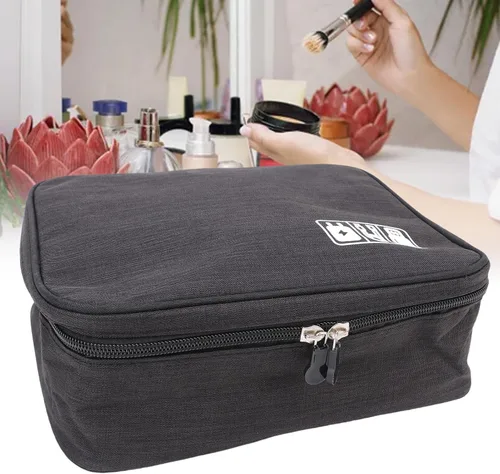 Miniatura 3 de Pongnas Travel CableBag with Elastic Dividers Compact Electronics Storage Case for,Cords & Tech Accessories