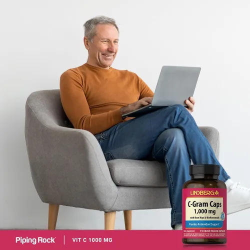Miniatura 6 de Piping Rock Lindberg - Vitamina C 1000 mg 110 cápsulas con bioflavonoides y rosa HIPS Suplemento sin OMG, sin gluten por Lindberg