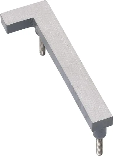 Miniatura 6 de Montague Metal Products MHN-04-3-F-GY2 Número de casa flotante, 4 pulgadas x 3 pulgadas x 0.31 pulgadas, gris