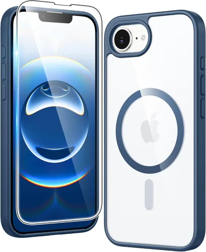 Miniatura 572 de FNTCASE Funda para iPhone 13 Pro-Max: Fundas magnéticas transparentes compatibles con Magsafe Slim anti amarillamiento protección contra caídas