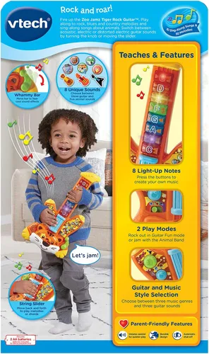 Miniatura 8 de VTech - Guitarra Zoo Jamz Tiger Rock, naranja