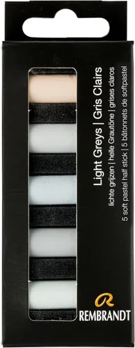 Miniatura 7 de Rembrandt Juego de micro pastel suave, 10 barras de media pieza, selección de tonos oscuros Dark Shades