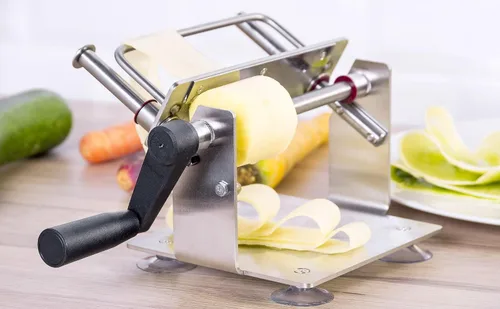 Miniatura 3 de Bron Coucke - Cortadora japonesa de torneado de verduras - Acero inoxidable - Longitud de la hoja: 5.9" - Grosor de la rebanada: 1/16