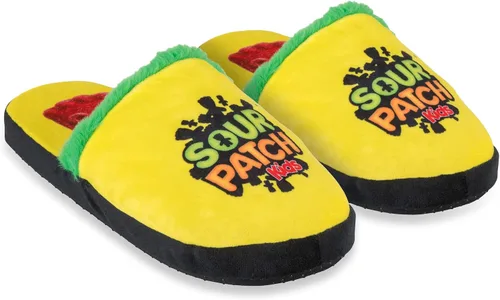 Miniatura 6 de Odd Sox, Sour Patch Kids & Swedish Fish - Pantuflas divertidas y peludas