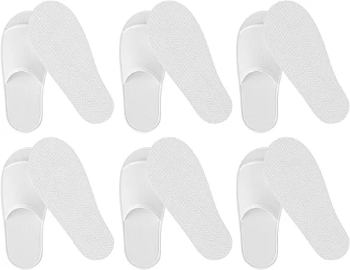 Miniatura 6 de Maeline Zapatillas de spa, antideslizantes, desechables, al por mayor, pantuflas de hotel para invitados, multicolor reutilizables, para interiores