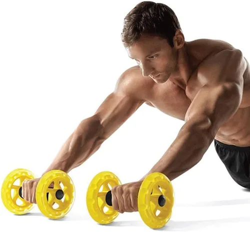 Miniatura 4 de XENITE Core Wheels - Rodillo de entrenamiento de fuerza dinámica y abdominales, juego de 2 ejercicios dinámicos para mejorar la fuerza del núcleo