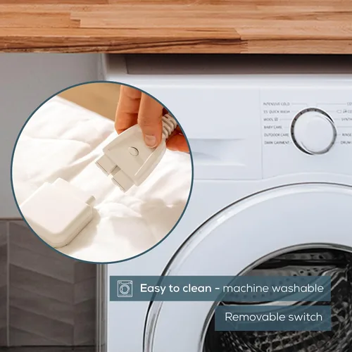 Miniatura 6 de Beurer UWB55 - Cubrecolchón térmico con 8 ajustes de temperatura y forro polar ultrasuave, 59 x 31.5 pulgadas, calentador de cama eléctrico