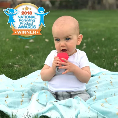 Miniatura 4 de INNOBABY TEETHIN' Smart Birthstone Ring TEETHER - Abril (diamante)