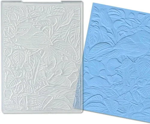 Miniatura 8 de Estivaux Carpetas de estampado de olas marinas para hacer tarjetas, carpetas de plástico de cirros de 5.7 x 4.2 pulgadas, plantilla de verano