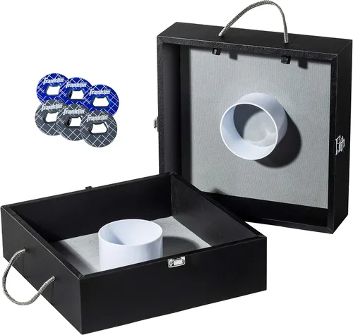 Miniatura 8 de Franklin Sports Juego de arandelas – (2) objetivos plegables de 12 x 12 pulgadas – Diversión portátil – Perfecto para playa, portón trasero, fiestas