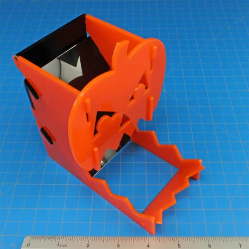Miniatura 6 de LITKO Torre de dados con temática de terror Rodillo de dados Vaso de dados Bota de dados TTRPG Juegos de mesa (Jack-O-Lantern) Contains