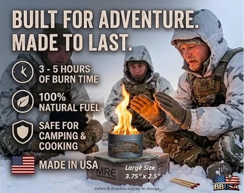 Miniatura 4 de Campfire in a Can - Made in USA - Portable Mini Fire Pit for Marshmallows & S’Mores - Hiking, Backpacking, Hunting, Fishing & Camping - Tactical