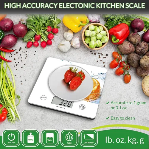 Miniatura 4 de Báscula de cocina Prep Container Chef – Báscula digital de alimentos. Báscula nutricional para perder peso, hornear, preparar comidas y dieta keto.