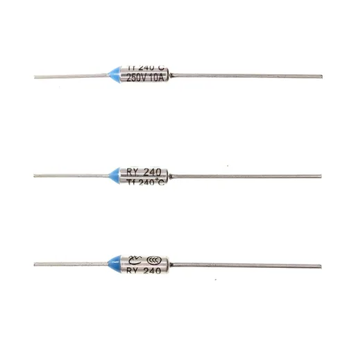 Miniatura 35 de Fusible térmico de temperatura metálica RY65 149.0 °F 149 ℉ 10A 250V 10 piezas