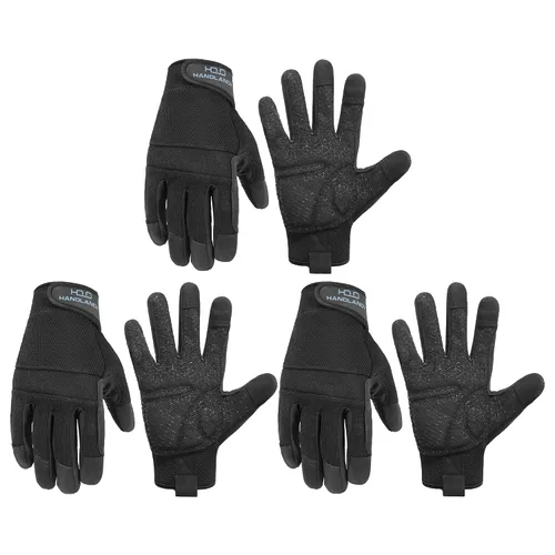 Miniatura 13 de Handlandy - Guantes de trabajo para hombre y mujer, para mecánicos, de seguridad, de uso general, aptos para pantalla táctil, guantes de trabajo