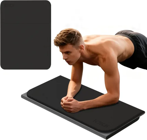 Miniatura 9 de Almohadilla de ejercicio plegable para gimnasio o uso doméstico, (1.2 x 14 x 24 pulgadas), extra gruesa y ancha, almohadilla multifuncional