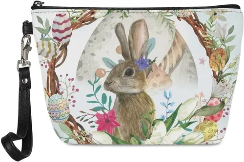 Miniatura 24 de HUGS IDEA Bolso animal del maquillaje de la impresión de la moda de las mujeres de la PU de, Negro (Dachshund), Chico