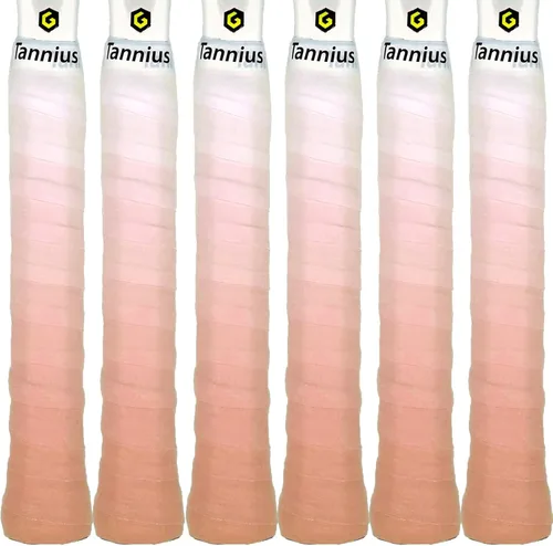 Miniatura 11 de Tacky - Cinta de agarre para raqueta de tenis, paquete de 6 agarres de tenis, cinta absorbente y mejorada para raqueta de tenis (color degradado)