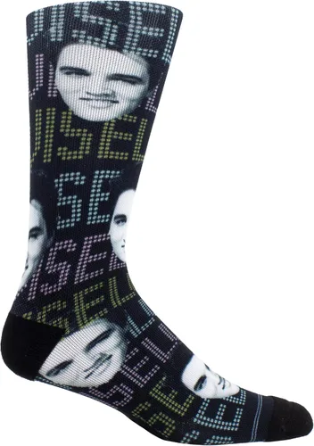 Miniatura 5 de PERRI'S SOCKS - Calcetines Elvis Crew con licencia oficial de Rock Band, calcetines divertidos suaves y transpirables para hombres y mujeres