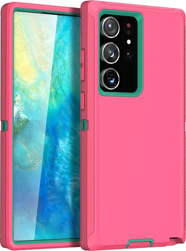 MXX Funda compatible con Samsung Galaxy S23 Ultra, 3 capas de protección completa, resistente, resistente, a prueba de golpes y polvo, hecha para