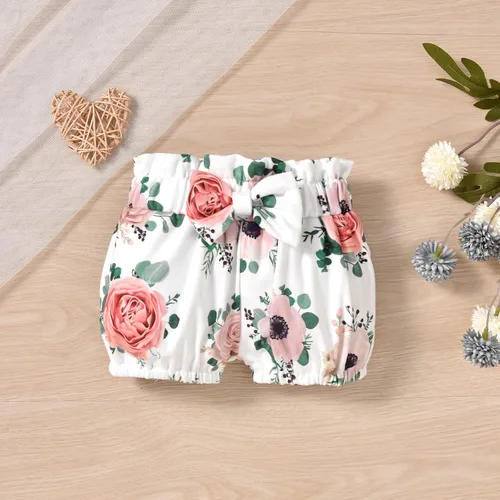 Miniatura 9 de Aalizzwell Body acanalado con pantalones cortos para bebé, ropa de verano