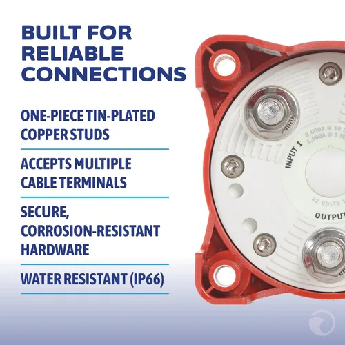 Miniatura 5 de Interruptores de batería de 350 Amp E-Series de Blue Sea Systems