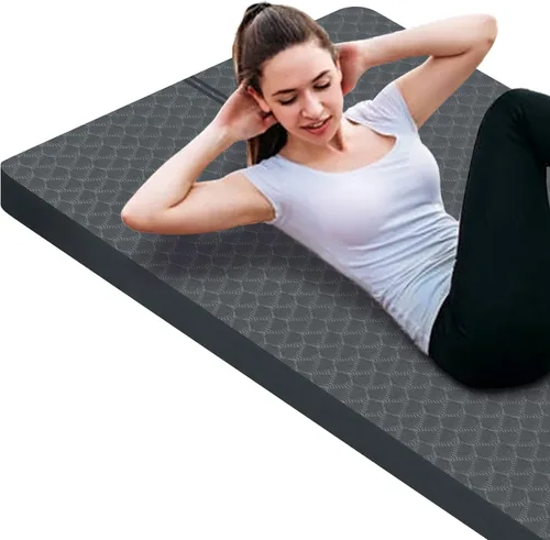 Miniatura 37 de nuveti Tapete Grande para Ejercicios - Tapete de Yoga de 15mm/20mm/30mm de Grosor Tapete de Ejercicios para Fitness, Yoga, Pilates, Estiramientos