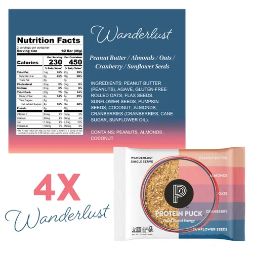 Miniatura 3 de Protein Puck Barras a base de plantas Snacks con proteína vegana 16 unidades Tamaño completo de 3.25 oz Sin gluten, sin lácteos, barras
