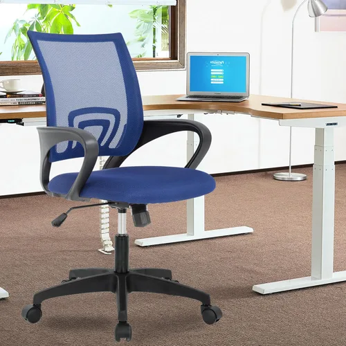 Miniatura 2 de PayLessHere Silla de oficina en casa, silla de escritorio para computadora, silla ergonómica ajustable, soporte lumbar, reposabrazos ejecutiva