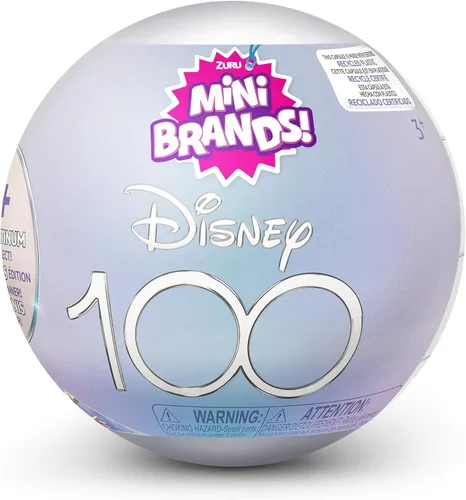 Miniatura 2 de Mini Brands Disney 100 Cápsula de Platino de Edición Limitada de ZURU con Miniaturas de Platino, Celebra Disney 100
