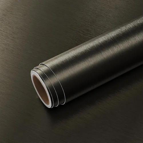 Miniatura 10 de VEELIKE Papel adhesivo de acero inoxidable cepillado negro para electrodomésticos de cocina, 15.7 x 118 pulgadas, papel adhesivo autoadhesivo