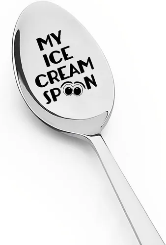 Regalos para amantes de los helados para marido, papá, regalos de cumpleaños para hija, nietos, mi cuchara de helado, regalo para amantes del