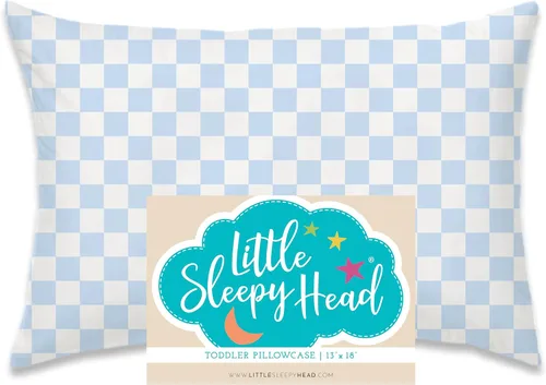 Miniatura 59 de Little Sleepy Head Funda de almohada para niños pequeños, 100% algodón y funda de almohada hipoalergénica para almohada de niños pequeños, funda