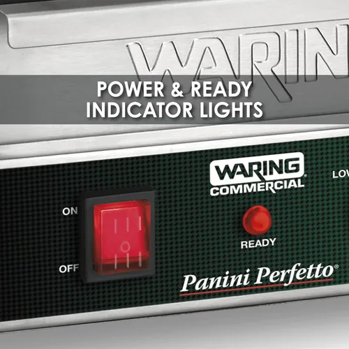 Miniatura 2 de Waring Commercial WFG275 - Parrilla plana de tostado de tamaño completo de 14 x 14 pulgadas, 120 V, 1800 W, enchufe de 5 a 15 fases