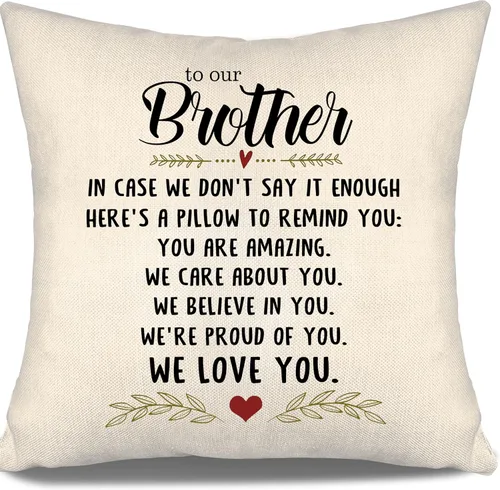 Miniatura 45 de En caso de que no lo diga lo suficiente aquí hay una almohada para recordarte que eres increíble, te aprecio, te quiero. Funda de almohada para tía
