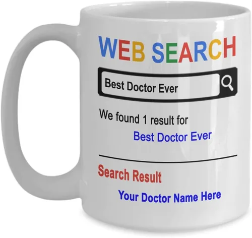 Miniatura 5 de SpreadPassion Taza personalizada del doctor, taza del mejor doctor, taza personalizada del médico, regalo para el doctor, regalo de agradecimiento
