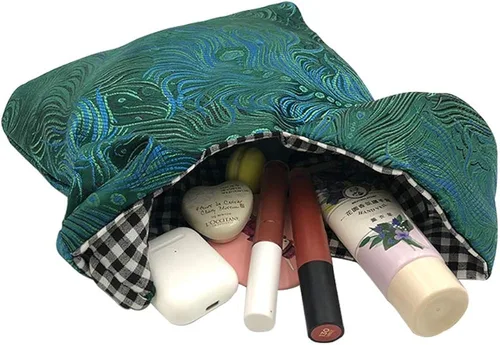 Miniatura 4 de BAR AUTOTECH - Bolsa de muñeca de algodón con patrón japonés y manga con nudos, bolsa portátil de lona, regalo para niñas, niños, esposa, mujeres