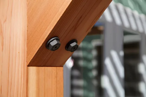Miniatura 4 de Simpson Strong-Tie STN22-R24 Outdoor Accents - Lavadora de cabeza hexagonal negra (24 unidades) (paquete de 6)