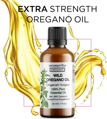 Miniatura 4 de Oregavit Aceite de orégano griego salvaje 100% puro, 100% puro sin diluir, 86-90% Carvacrol, alta potencia, apoyo inmunológico, a base de plantas