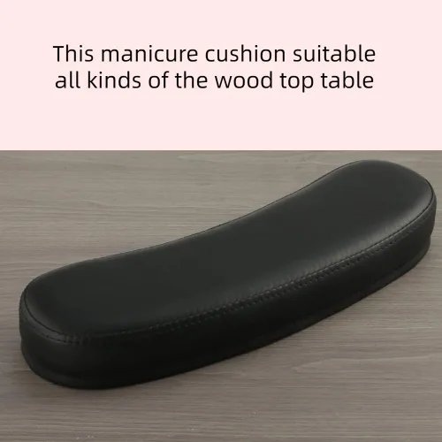 Miniatura 4 de Cojín de mano de manicura, cojín de mano de esmalte de uñas, mesa de manicura, cojín de mano portátil para mesa de uñas, cojín de mano para Negro