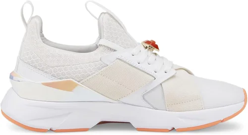 Miniatura 5 de PUMA Womens Muse X5 Crystal G. Lace Up Sneakers Shoes Casual - Off White
