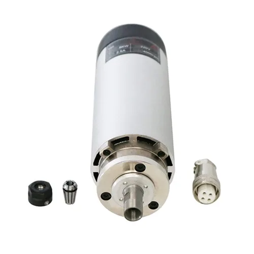 Miniatura 7 de Motor de husillo CNC ATO 3 fases 220V/380V refrigerado por aire Motor de husillo CNC, 4.5 kW, 18000rpm 400Hz motor de husillo, para máquina