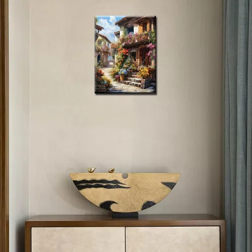 Miniatura 2 de Tucocoo Pintura de paisajes para casa por números para adultos, principiantes, niños, montaña, natural, kit de pintura al óleo, manualidades