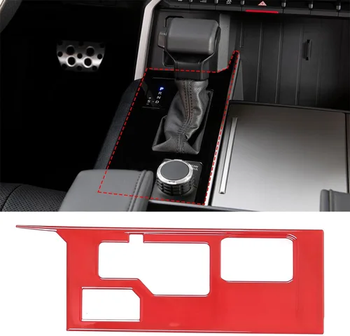Miniatura 15 de TOYCIDFG Cubierta del panel de palanca de cambios compatible con Toyota Tundra 2022-2026, accesorios interiores (negro UV)